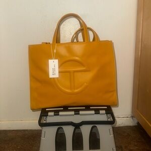 Telfar Medium Mustard Shopping Bag